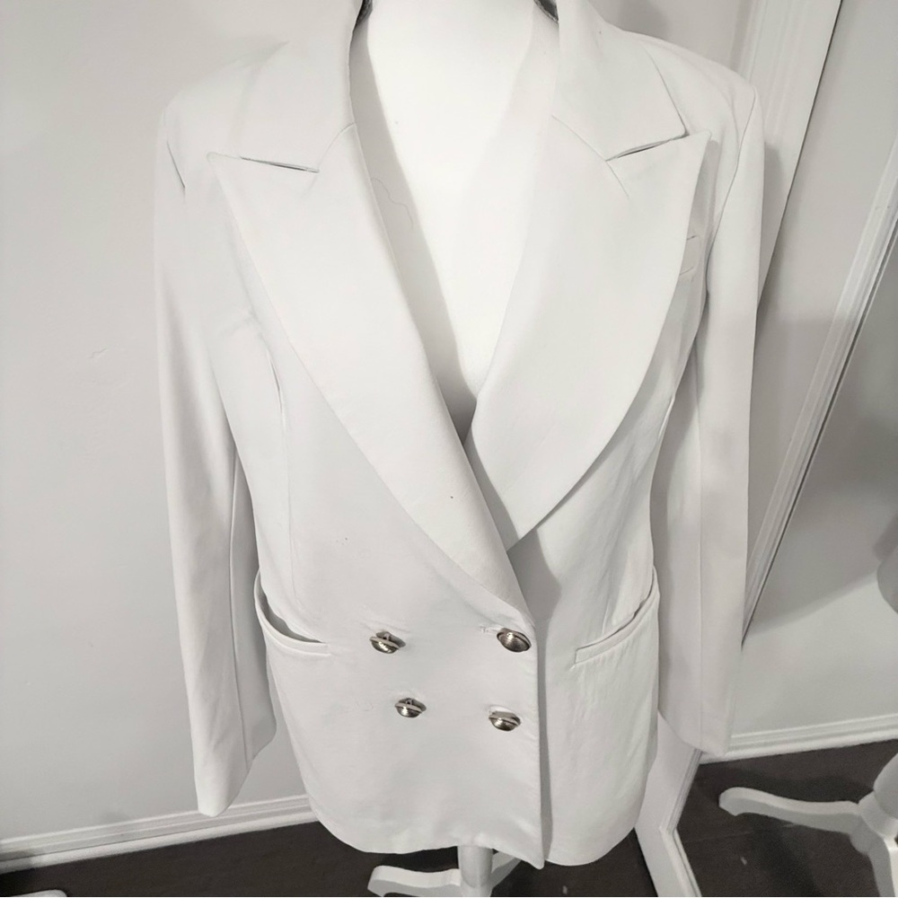 Express White Blazer with Gold Buttons - Picture 7 of 7